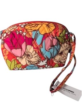 Vera Bradley Outlet Camera Bag Crossbody in Midday Garden Ultralight